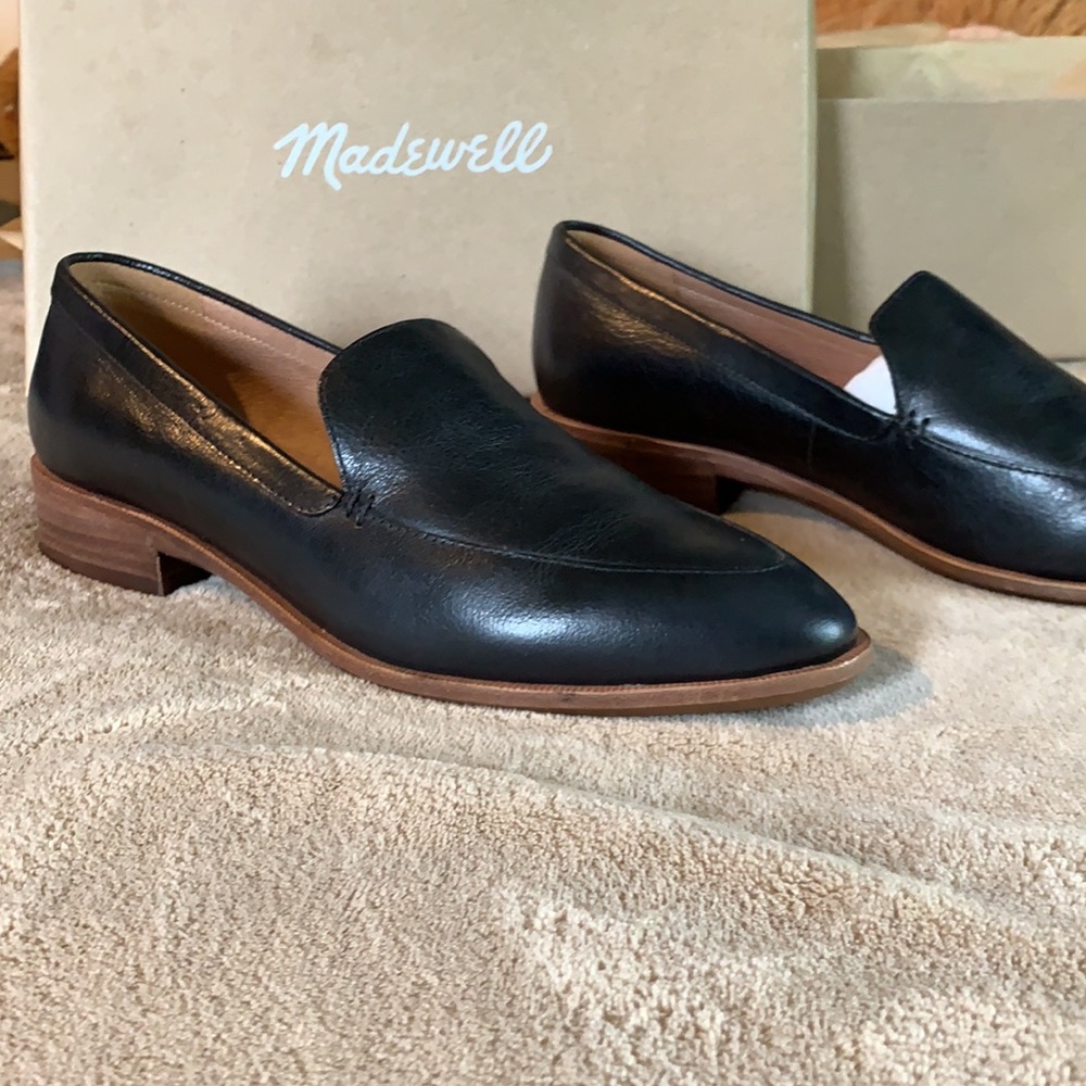 Madewell black loafers sz 7.5